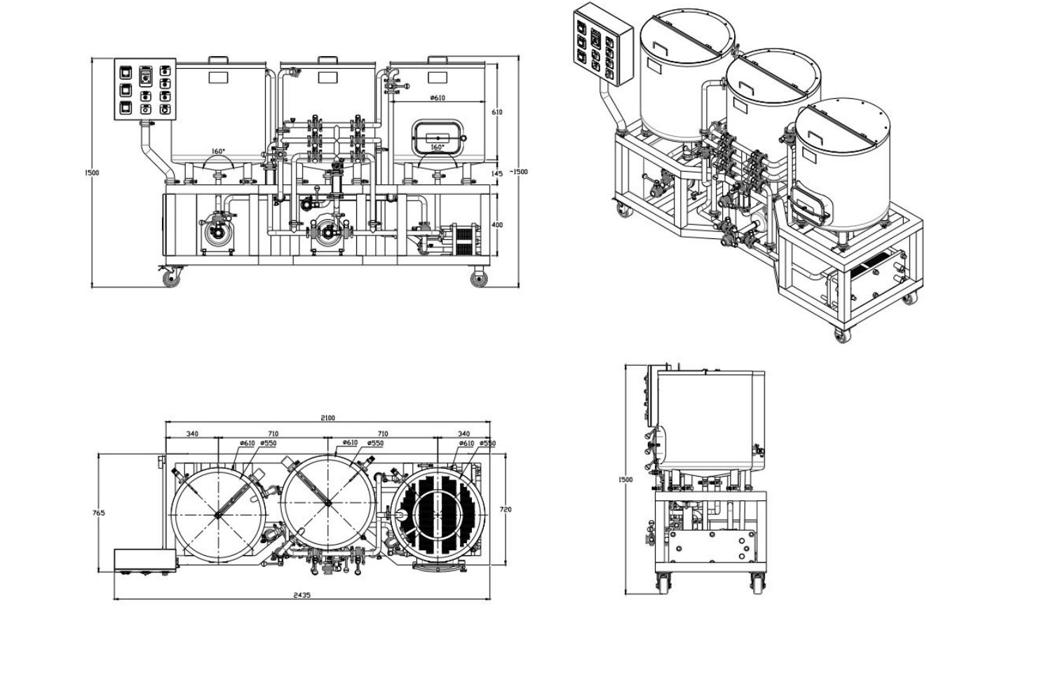 Plan brasserie