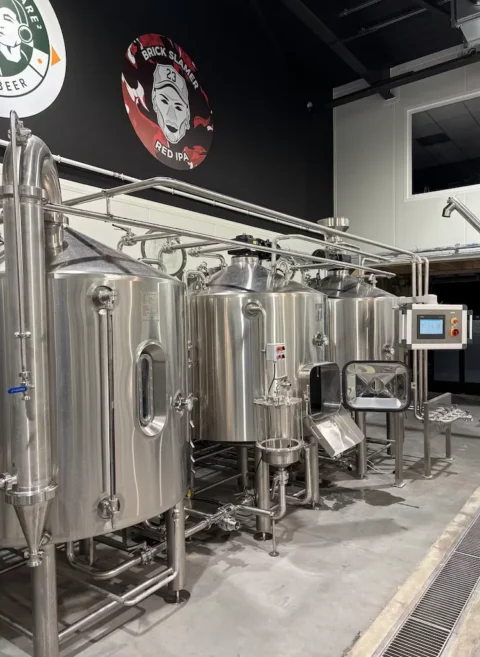 Cuve d'eau chaude 10hL — BrewFactory inox professionnel